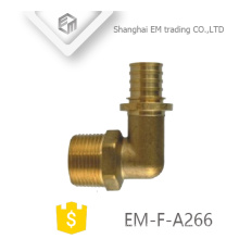 EM-F-A266 Male G thread and circular tooth union brass different diameter pipe fitting